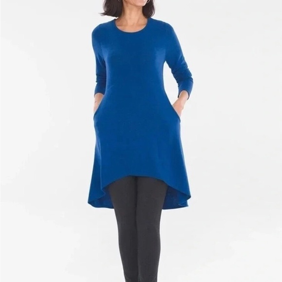 Chicos high low black tunic size 1 - Picture 2 of 5